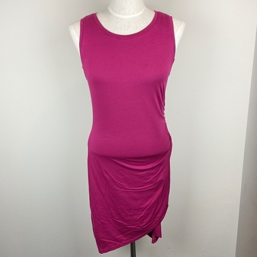 Bobi Supreme Jersey Ruched Mini Dress